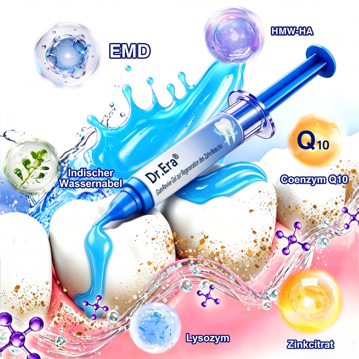 🇩🇪🏆🦷🛡️ Dr. Era® GumRevive — Klinisches Gel: Stoppt Zahnfleischbluten, regeniert Zahnfleisch & festigt Zähne