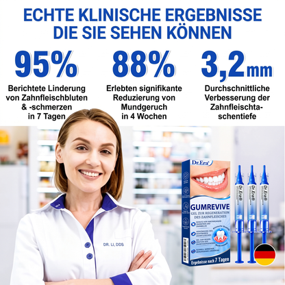 🇩🇪🏆🦷🛡️ Dr. Era® GumRevive — Klinisches Gel: Stoppt Zahnfleischbluten, regeniert Zahnfleisch & festigt Zähne