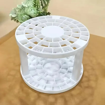 Rotating Makeup Organizer, Cosmetic Display Case with Brush Holder Perfume Tray, Storage Carousel for Vanity Bathroom Countertop