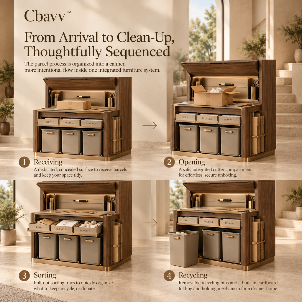 Cbavv™ Home Parcel Unboxing Atelier
